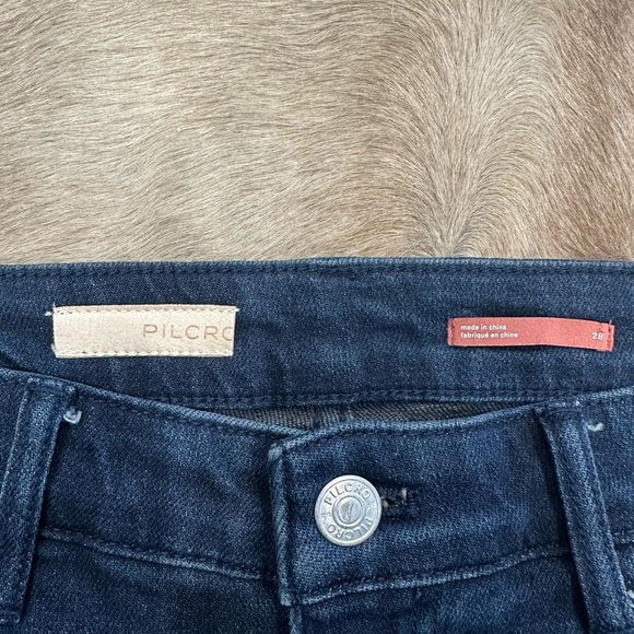 Pilcro The Weekender Flare Jeans Women's Size 28 Blue Denim High Rise 70s - Picture 2 of 7